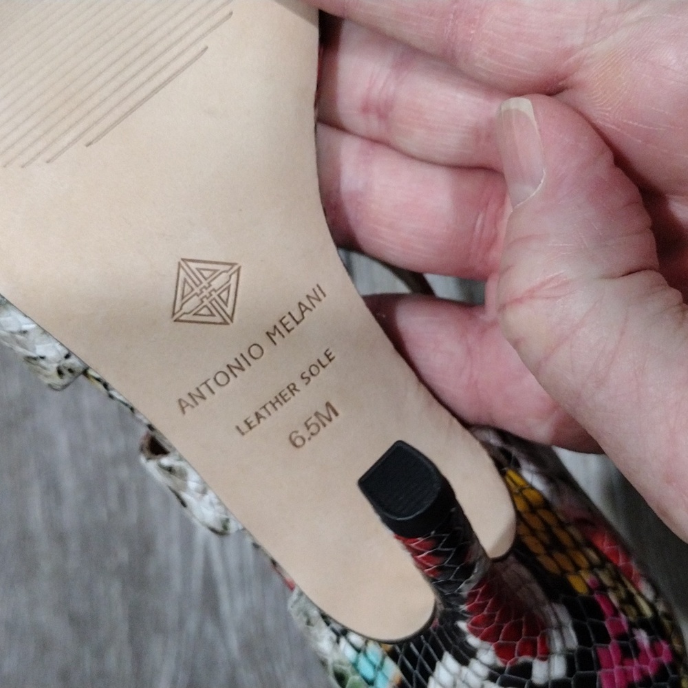 Antonio Melani Red, Yellow And Green Python Print… - image 7